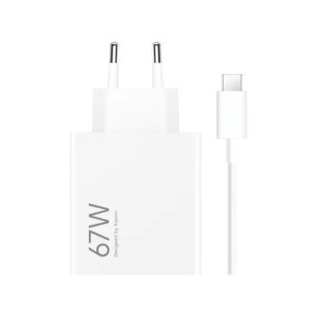 Φορτιστής Xiaomi Hypercharge Combo 67W με Θύρα USB-A και καλώδιο USB-C - White