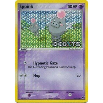 Spoink (EX Deoxys 76) (Stamped Holo) English - Excellent