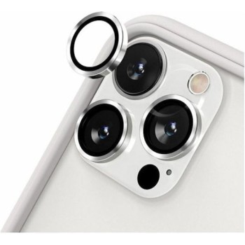 Tempered Glass Πίσω Κάμερας OEM 3 in 1 για Apple iPhone 14 Pro/ 14 Pro Max - Silver