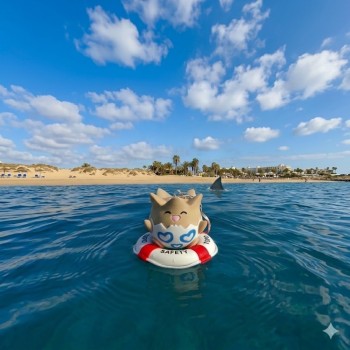 Pokémon 3D Printed Keychain - Togepi  (Male Blue Heart)