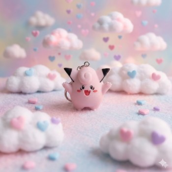 Pokémon 3D Printed Keychain - Clefairy