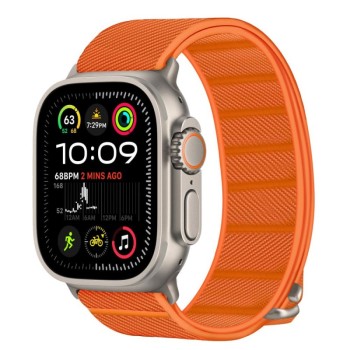 Λουράκι Υφασμάτινο Tech-Protect Nylon Slip για Apple  Watch 44/45/46/49mm - Orange