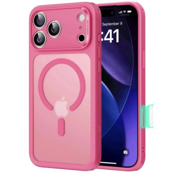 Θήκη Σιλικόνης ESR Classic Hybrid (Camera Control Button) MagSafe Frosted Pink iPhone 17 Pro