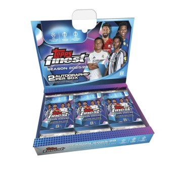 2025/26 Topps UEFA Club Competitions Finest Soccer Hobby Box