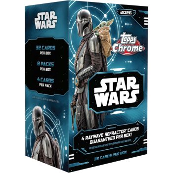 Trading Cards Topps Chrome Star Wars 2026 – Value Blaster Box (8 Packs) – English