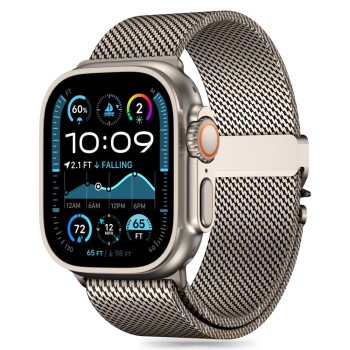 Λουράκι Tech-Protect Milano για Apple Watch (44 / 45 / 46 / 49mm) - Titanium