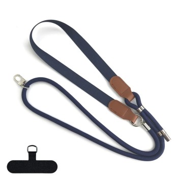 Cross Body Universal Λουράκι Λαιμού για Κινητά - Σκούρο Μπλε
