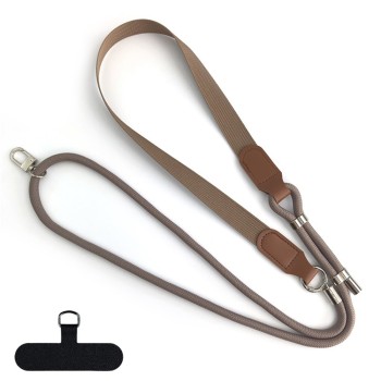 Cross Body Universal Λουράκι Λαιμού για Κινητά - Beige