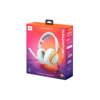 Ενσύρματο Gaming Headset JBL Quantum 250 Over-Ear με Μικρόφωνο & Σύνδεση 3.5mm - Λευκό
