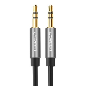 UGREEN AV119 Καλώδιο Ήχου 3.5mm Αρσενικό σε Αρσενικό 1m – Μαύρο