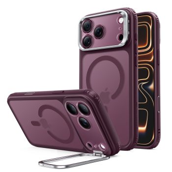 Σκληρή Θήκη ESR Classic Hybrid HaloLock Kickstand για iPhone 18 Pro Max / 17 Pro Max – Frosted Deep Burgundy