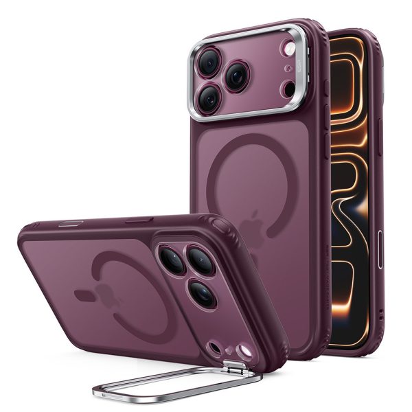 Σκληρή Θήκη ESR Classic Hybrid HaloLock Kickstand για iPhone 18 Pro Max / 17 Pro Max – Frosted Deep Burgundy