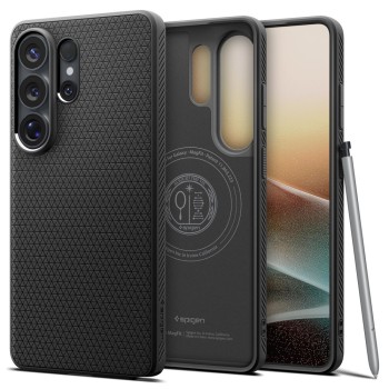 Θήκη Σιλικόνης Spigen Liquid Air Mag Back Cover με Magsafe Για Samsung Galaxy S26 Ultra -  Matte Black