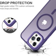 Θήκη Σιλικόνης Orso Focus Magsafe για iPhone 14 Pro Max - Frosted Purple