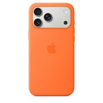 Θήκη Σιλικόνης Apple με Magsafe για Apple iPhone 17 pro Max - Orange (Open Package)