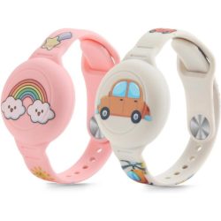 Παιδικό Βραχιόλι Tech-Protect Smooth για Airtag 2 σε 1 - Colorful Pink