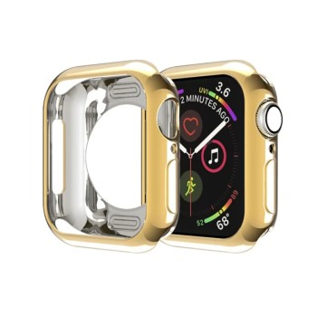 Θήκη Electroplated TPU Cover για AppleWatch 4/5/6/SE (40mm) Gold