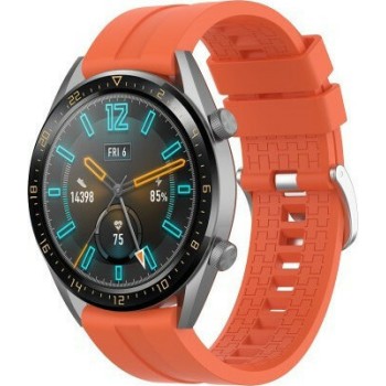 Λουράκι Σιλικόνης 20mm για Huawei Watch GT 3 42mm - Orange
