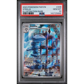 Steelix - Paradox Rift - English 2023 - #098/086 - PSA GEM MINT 10 - Pokemon Graded Card 