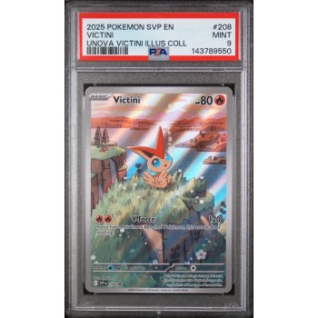 Victini - Black Star Promos - English 2025- #208 - PSA MINT 9 - Pokemon Graded Card 
