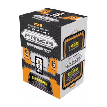 Panini:Prizm  – 2026 FIFA World Cup Soccer - Blaster Box (6 Packs)