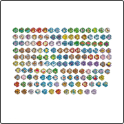 Pokemon TCG Collect 151 Journey Fridge Magnet Set - (Simplified Chinese)