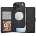 Θήκη Σιλικόνης Tech Protect Wallet με Magsafe για iPhone 17 Pro Max - Black