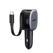 Φορτιστής 75W Ugreen Fast Car charger USB-C 60W - Grey