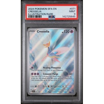 Cresselia - Shrouded Fable 2024 - English - #071/064 -  PSA MINT 9 - Pokemon Graded Card  