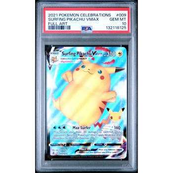 Pikachu VMAX - Celebrations - #009/025 - PSA GEM MT 10 - Pokemon Graded Card