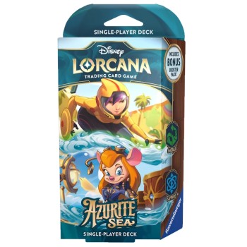 Disney Lorcana TCG:  Azurite Sea Starter Deck - Emerald & Sapphire