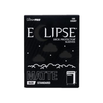 Ultra PRO Eclipse Gloss Standard Deck Protector Sleeves : Jet Black (105 Τμχ)