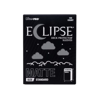Ultra PRO Eclipse Matte Standard Deck Protector Sleeves : Smoke Grey (105)