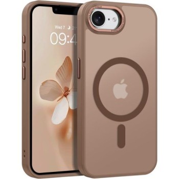 Θήκη Orso MagCase Focus Frosted για iPhone 16e/17e - Brown / Καφέ