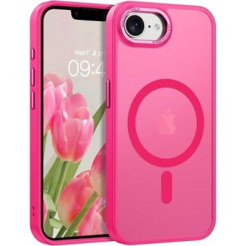 Θήκη Orso MagCase Focus Frosted για iPhone 16e/17e - Hot Pink