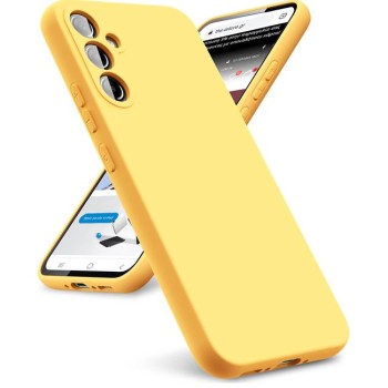 Θήκη Orso Rubber Silk για Samsung Galaxy A16 4G/5G - Yellow / Κίτρινη