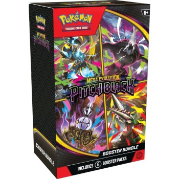 Pokémon TCG: Mega Evolution Pitch Black  - Booster bundle English (6 Packs)