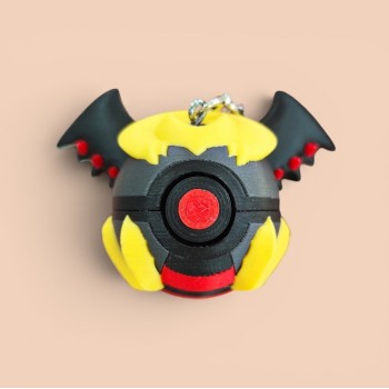 Pokemon 3D Printed Keychain Pokéball - Giratina