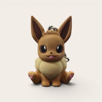Pokémon 3D Printed Keychain - Eevee