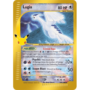Lugia (ME: 30th Celebration Classic Collection 149) (Secret Rare) English - Near Mint