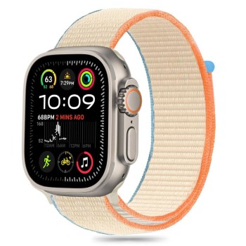 Λουράκι Tech-Protect Nylon για Apple Watch 44 / 45 / 46 / 49mm - Beige