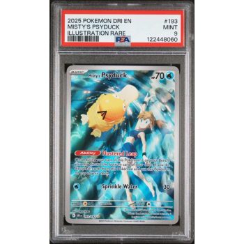 MISTY”S PSYDUCK - DESTINED RIVALS - ENGLISH 2025 - #193 - PSA MINT 9 - POKEMON GRADED CARD