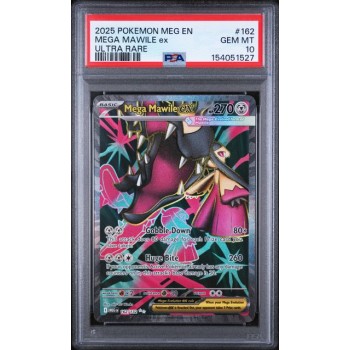 Mawile EX #162 - Mega Evolution 2025 - Ultra Rare - PSA 10 GEM MINT - English