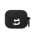 Θήκη Σιλικόνης Karl Lagerfeld 3D Logo NFT Choupette Head για Apple AirPods Pro 2 - Black