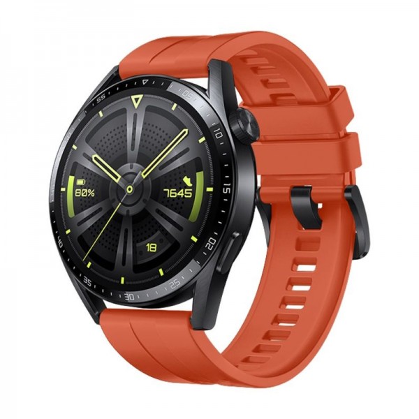 Λουράκι Σιλικόνης 22mm για Huawei Watch GT/GT2 46mm - Orange