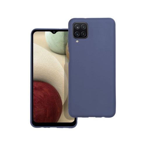 Θήκη Σιλικόνης Matt για Samsung Galaxy A12 - Blue