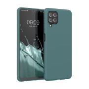 Θήκη Σιλικόνης Matt για Samsung Galaxy A12 - Dark Green