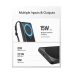 PowerBank Veger MagOn Wireless MagSafe Fast Charge 10000mAh 15W με Θύρα USB-A και Θύρα USB-C Power Delivery  - Black