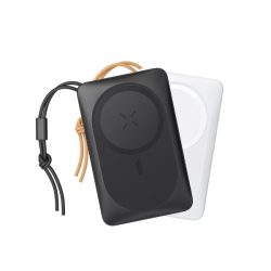 PowerBank Veger MagOn Wireless MagSafe Fast Charge 10000mAh 15W με Θύρα USB-A και Θύρα USB-C Power Delivery  - Black