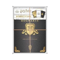 Harry Potter: Σετ 3 σημειωματάρια Α6 (10.5x15) - Hogwarts Shield - Blue Sky